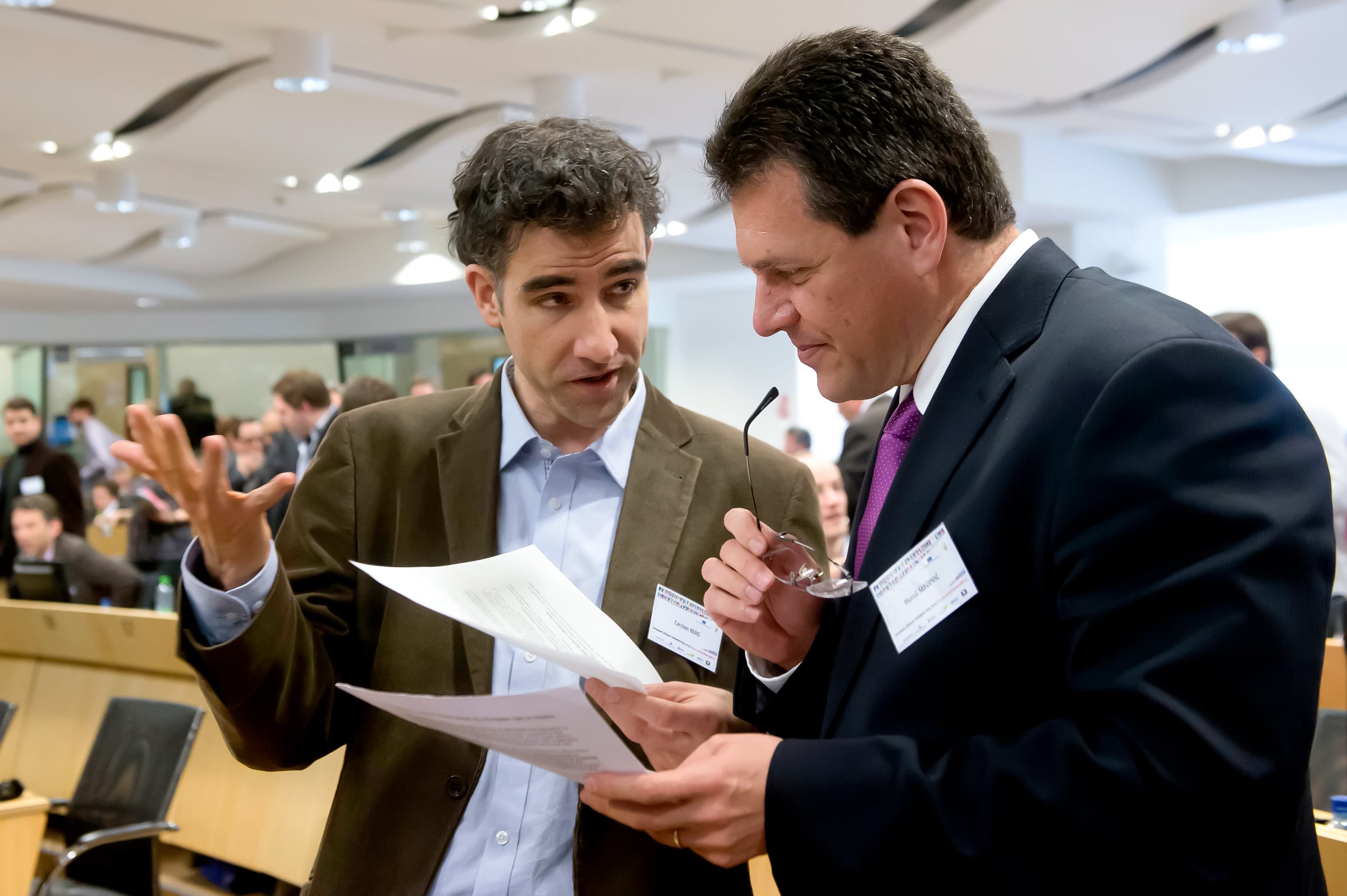 Sefcovic and Carsten Berg